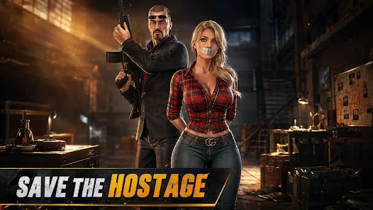 Save the hostage gameplay screenshot